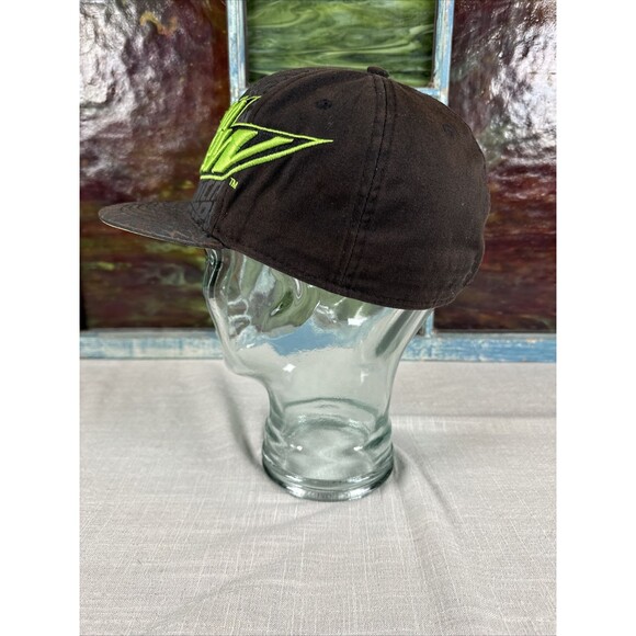 Mountain Dew Hat Cap Embroidered Logo Black Gray Green 2012 *Signed* - Picture 7 of 14